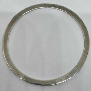 Hammered Sterling Silver Bangle